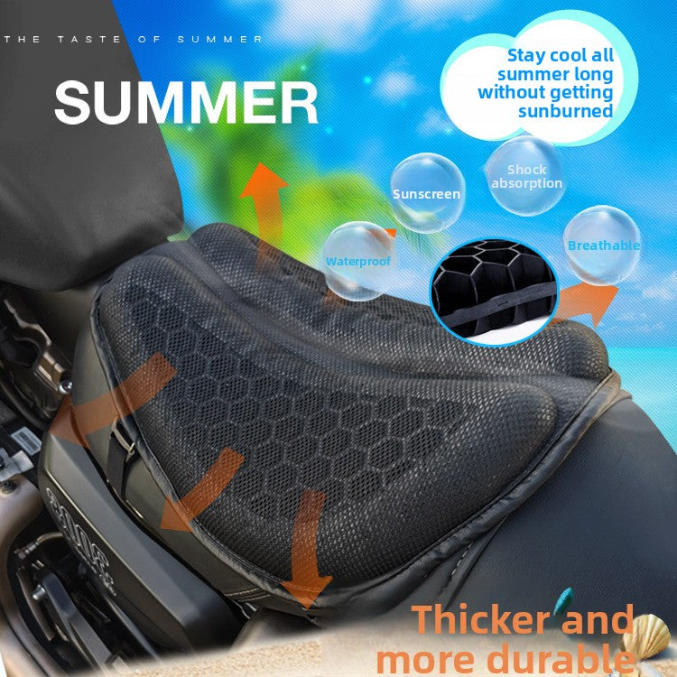 Honeycomb Gel Motorcycle Seat Cushion