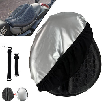 Honeycomb Ventilated Seat + UV/Waterproof Seat Cover / Black